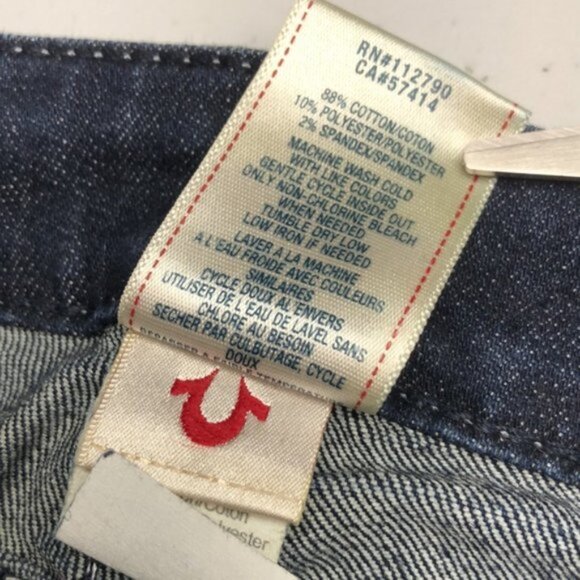 MADE IN USA 🇺🇸 LIKE NEW TRUE RELIGION SKINNY JEANS 29x32 🇺🇸 - Picture 5 of 11